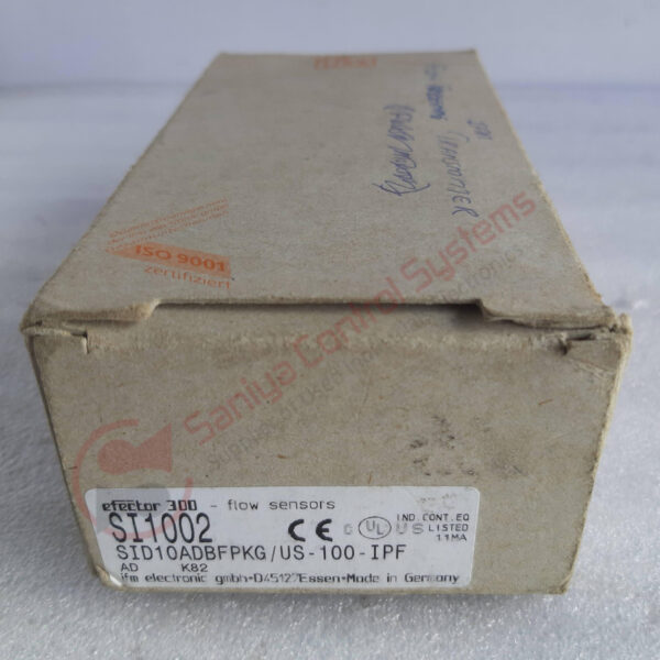EFECTOR SI1002 FLOW MONITOR SID10ADBFPKGUS-100-IPF