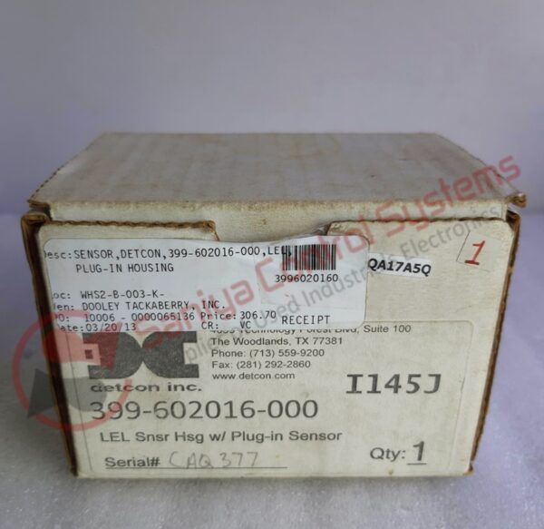 DETCON 399-602016-000 SENSOR