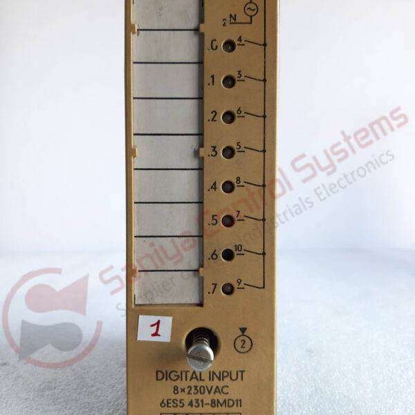 SIEMENS SIMATIC S5 6ES5 431-8MD11 DIGITAL INPUT MODULE