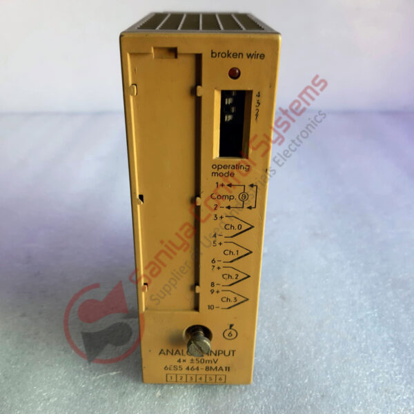 SIEMENS SIMATIC S5 6ES5 464-8MA11 ANALOG INPUT MODULE