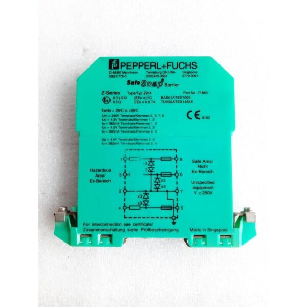 PEPPERL+ FUCHS Z954 SAFETY BARRIER 71863