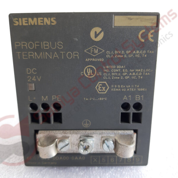 SIEMENS 6ES7 972-0DA00-0AA0 PROFIBUS TERMINATOR