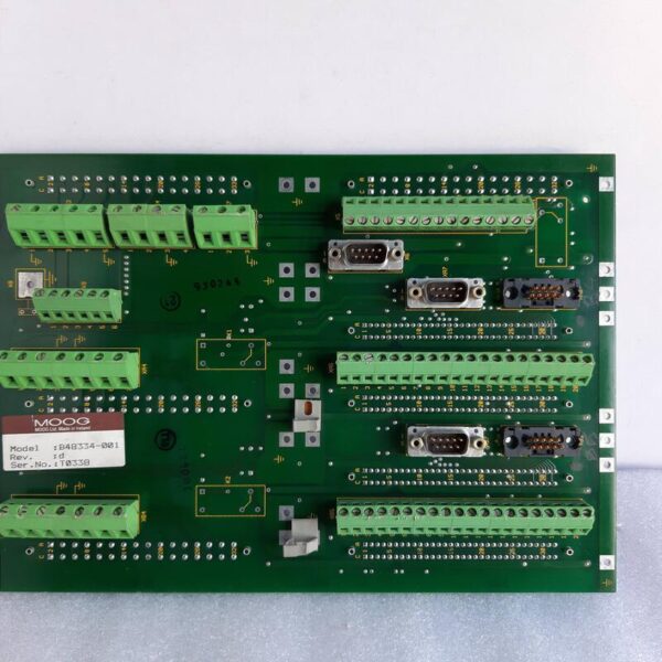 MOOG B48334-001 BACK PANEL FOR SERVO CONTROLLER