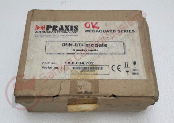 PRAXIS 98.6.034.702 AUTOMATION DIN PMS MODUlES
