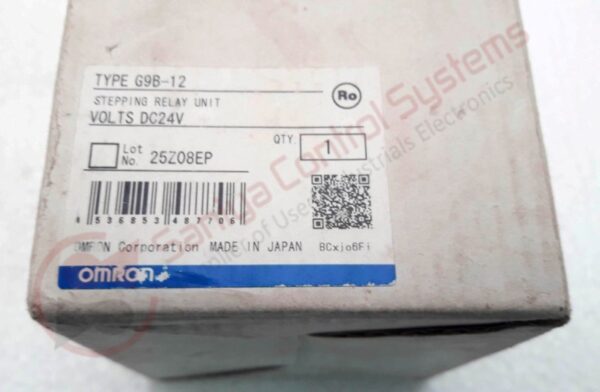 OMRON G9B-12 STEPPING RELAY UNIT 24V DC