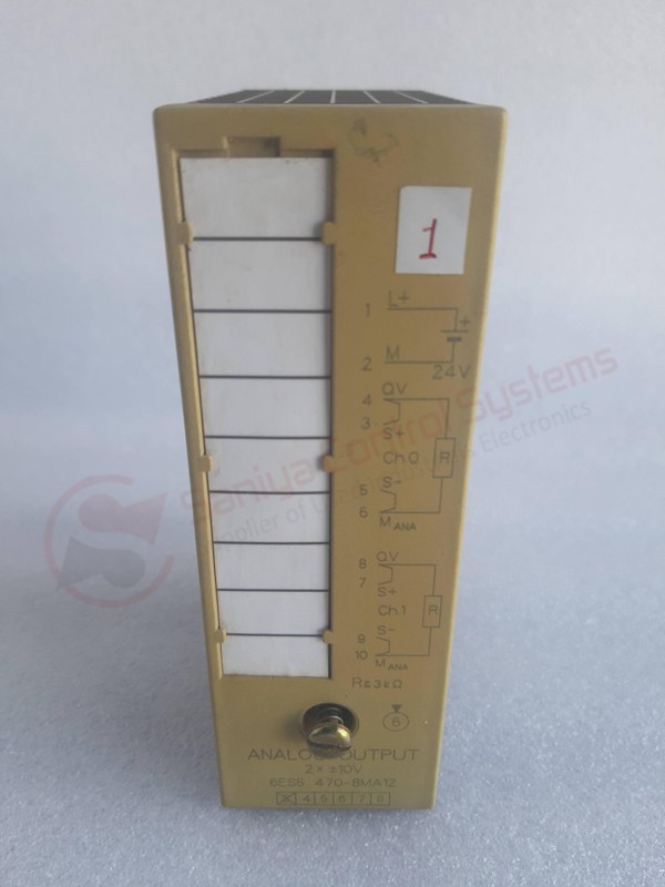 SIEMENS SIMATIC S5 6ES5 470-8MA12 OUTPUT MODULE