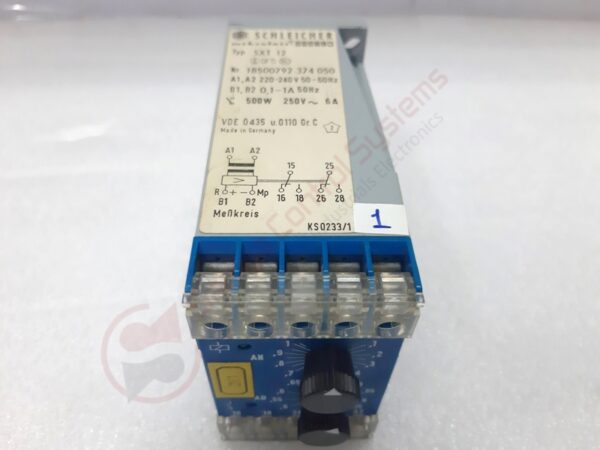 SCHLEICHER SXT 12 CURRENT MEASURING RELAY